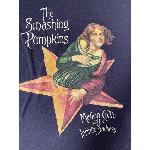 Smashing Pumpkins Mellon Collie Band Tee Black Size L - Picture 5 of 6
